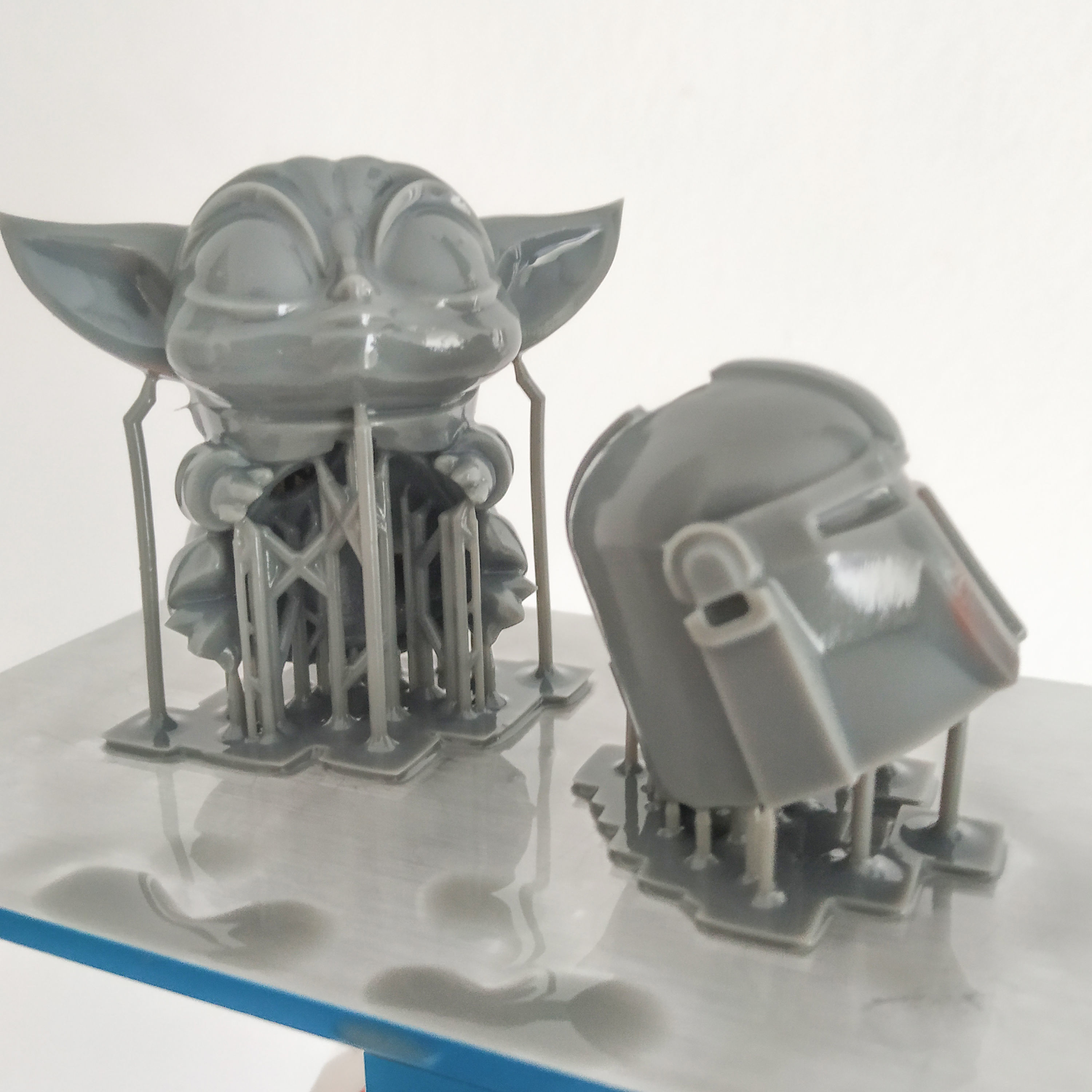 Grogu - Baby Yoda and Helmet 3D print model_10