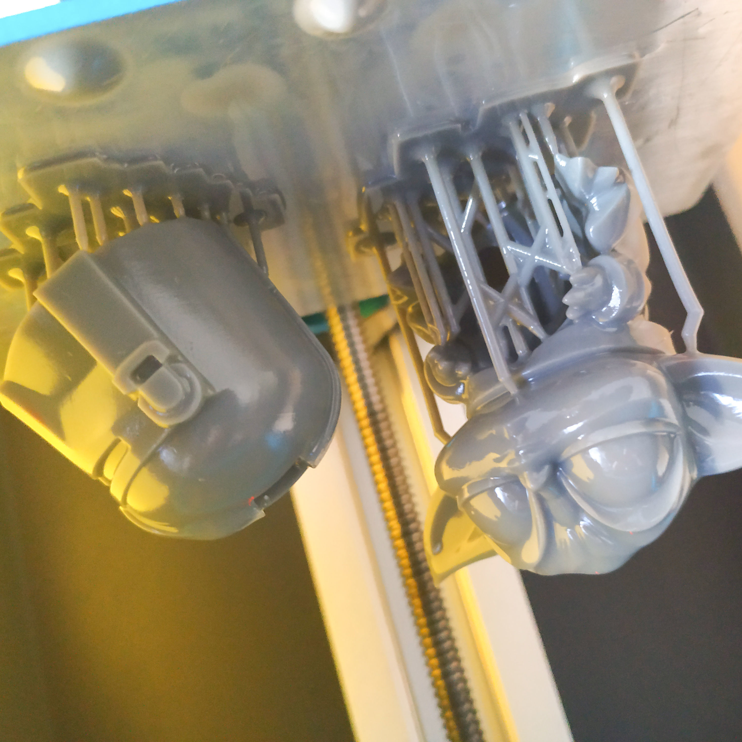 Grogu - Baby Yoda and Helmet 3D print model_9