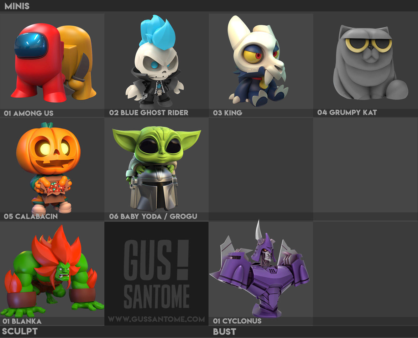 Grogu - Baby Yoda and Helmet 3D print model_15