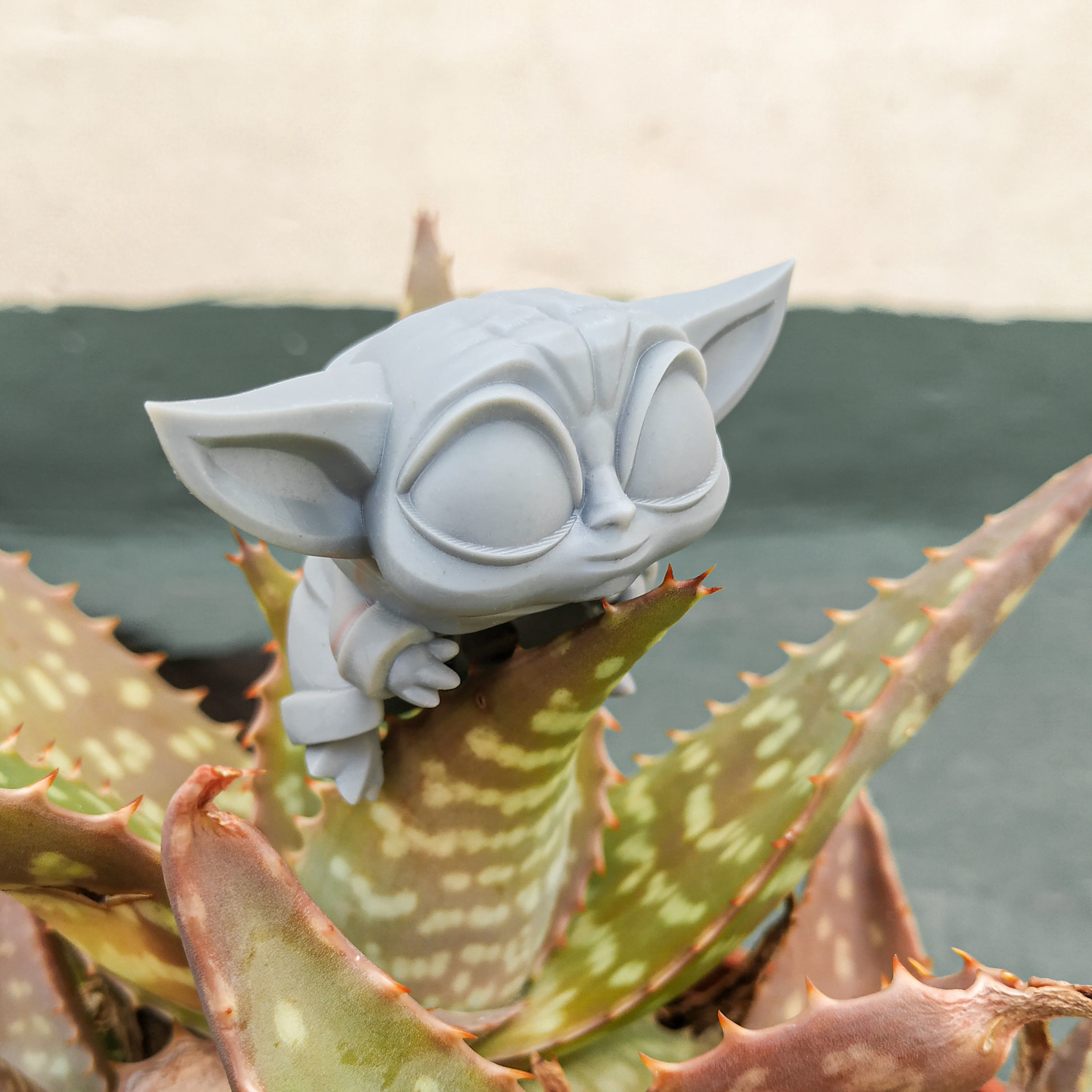 Grogu - Baby Yoda and Helmet 3D print model_12