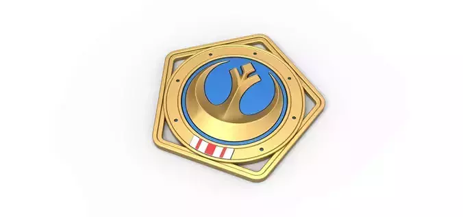 Republic medal from The Mandalorian TV series
