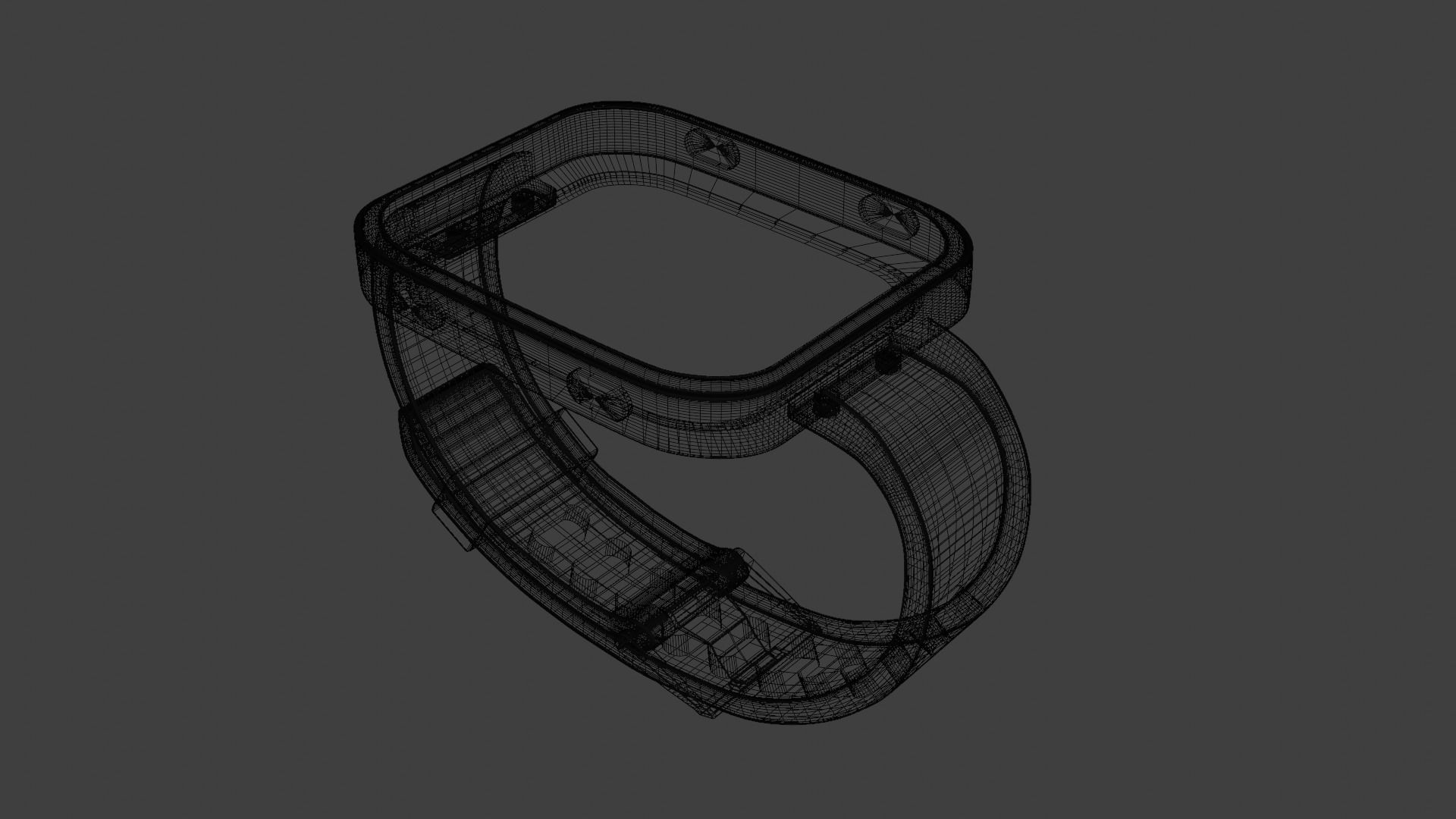Digital Watch 3D model_1