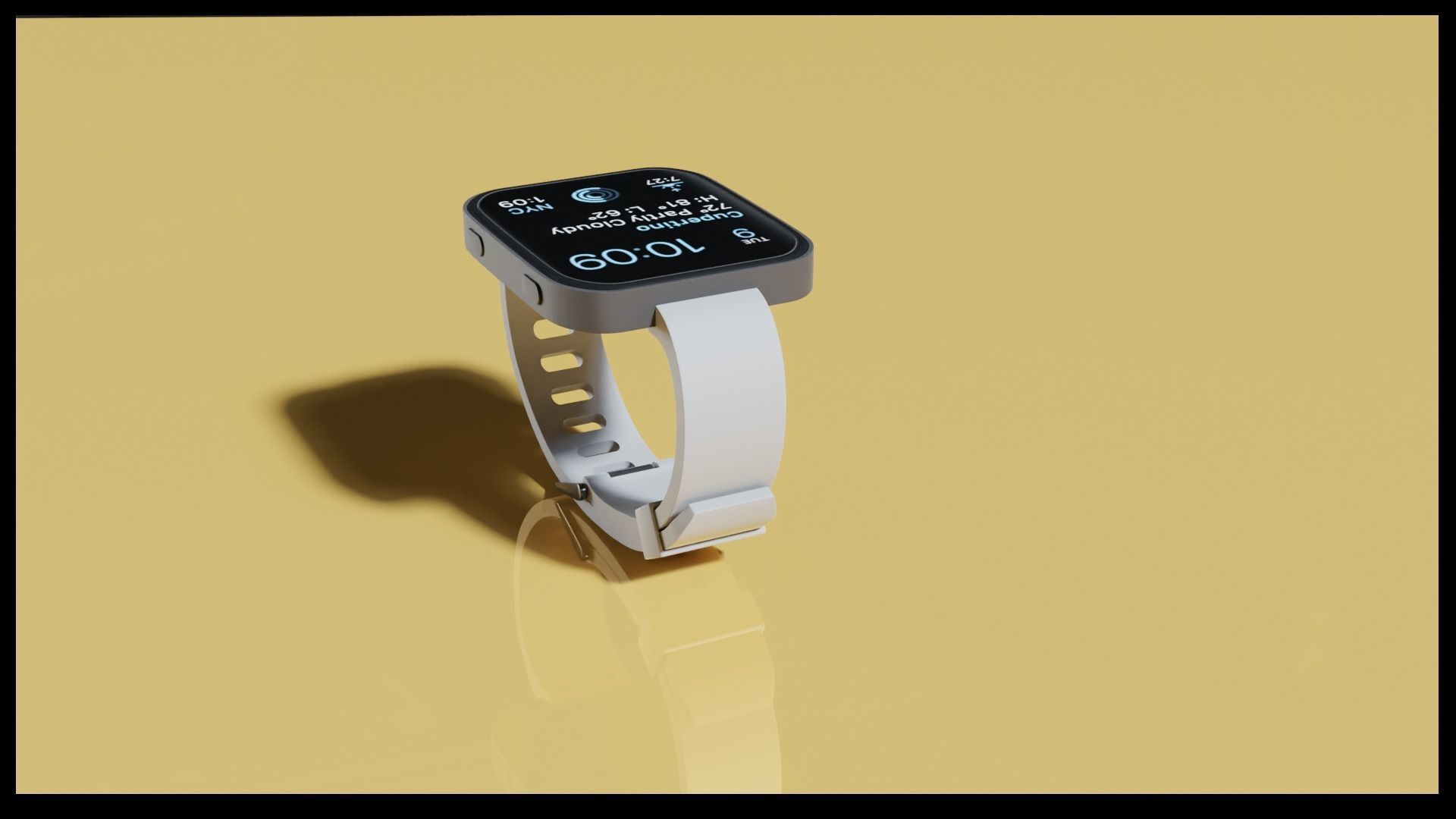 Digital Watch 3D model_3