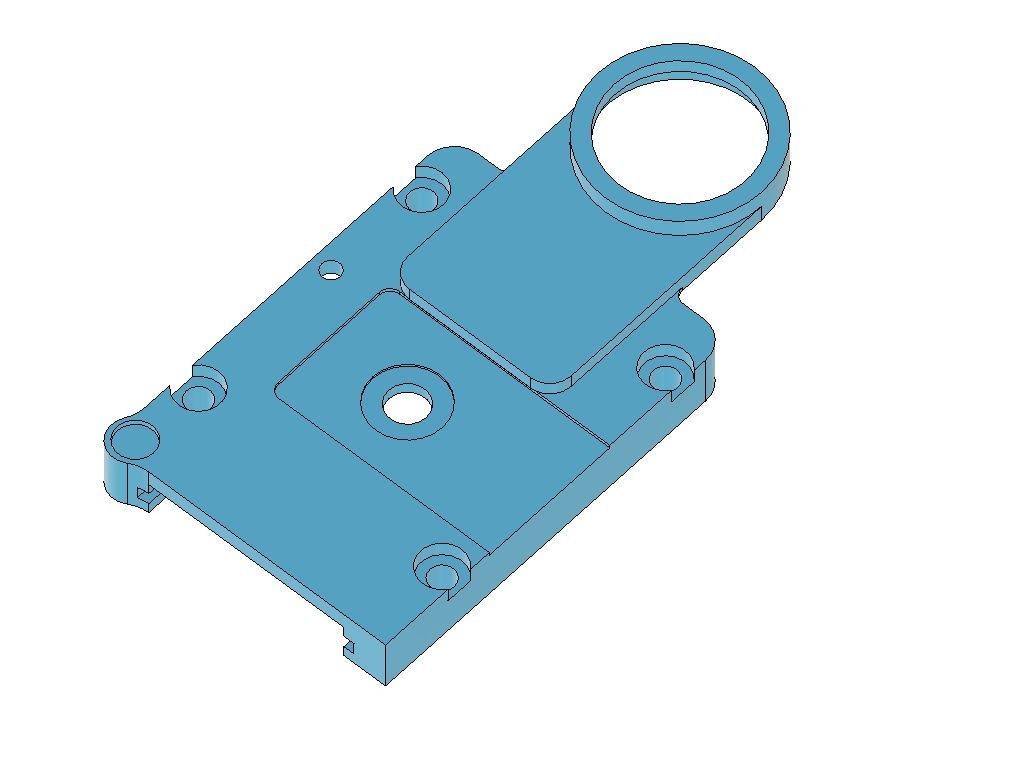 Billet box round button inner and control plate 3D print model_1