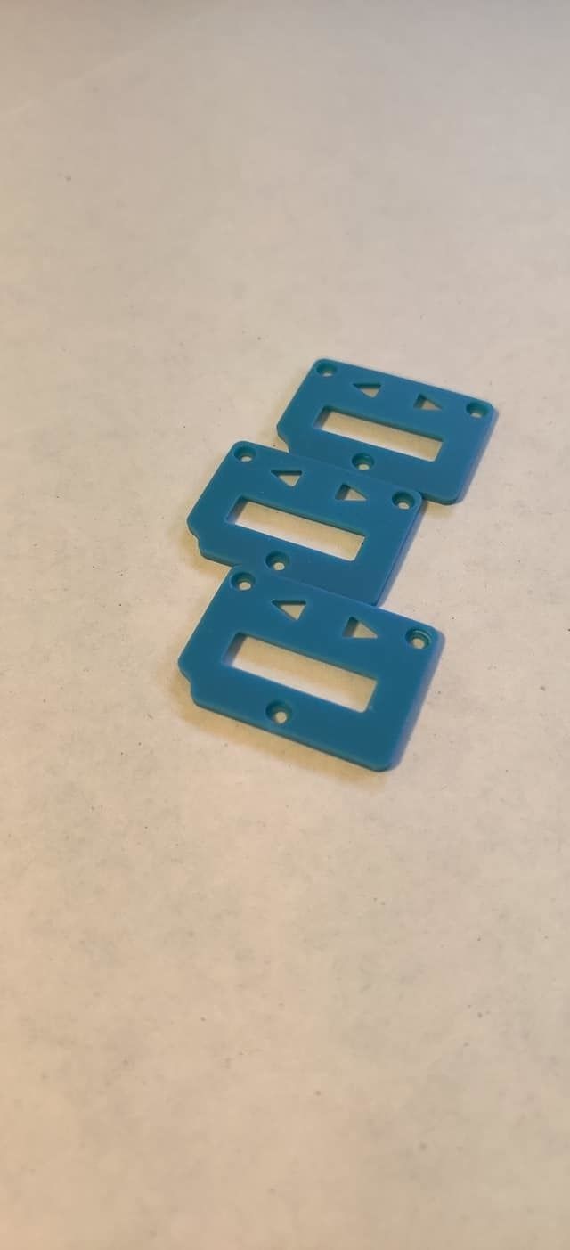 Billet box round button inner and control plate 3D print model_2