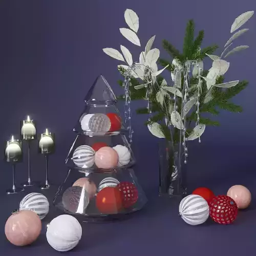 Christmas table decorations