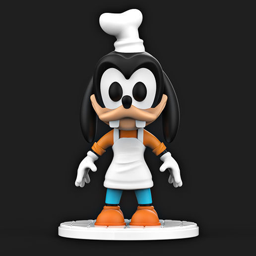 Baby Chef Goofy  3D print model_1