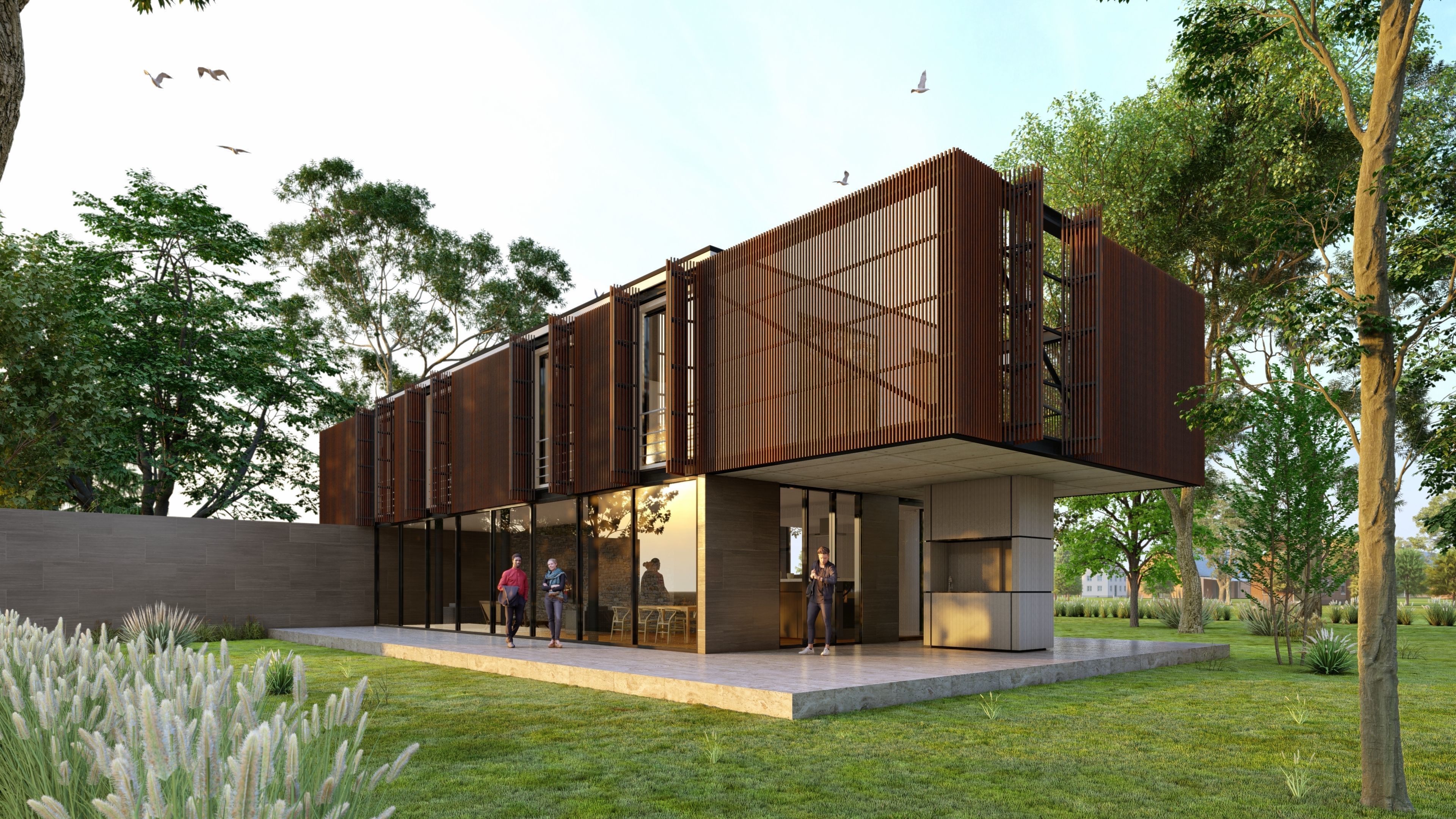 SCENE LUMION 9 AND  11 5  PSD   HOUSE  YOGA4ARCH 3D model_5