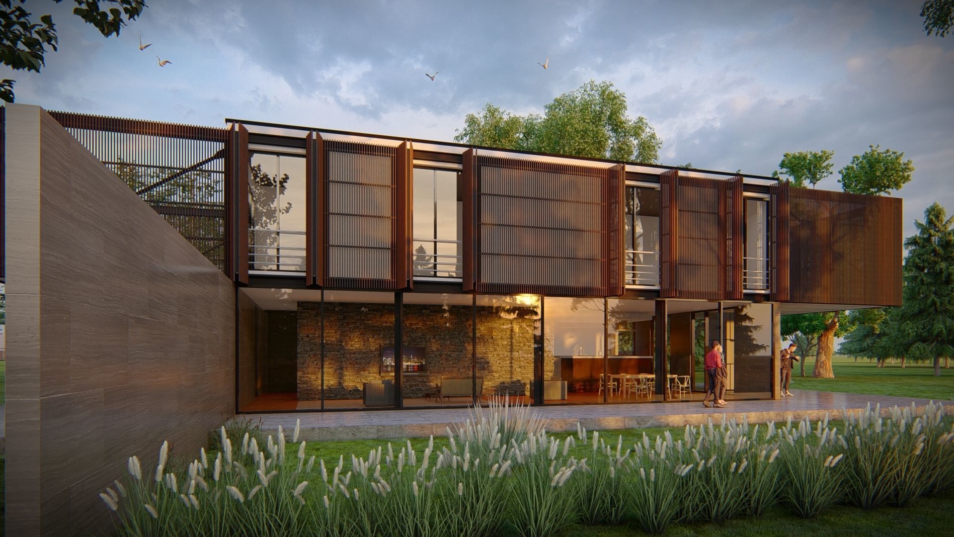 SCENE LUMION 9 AND  11 5  PSD   HOUSE  YOGA4ARCH 3D model_23