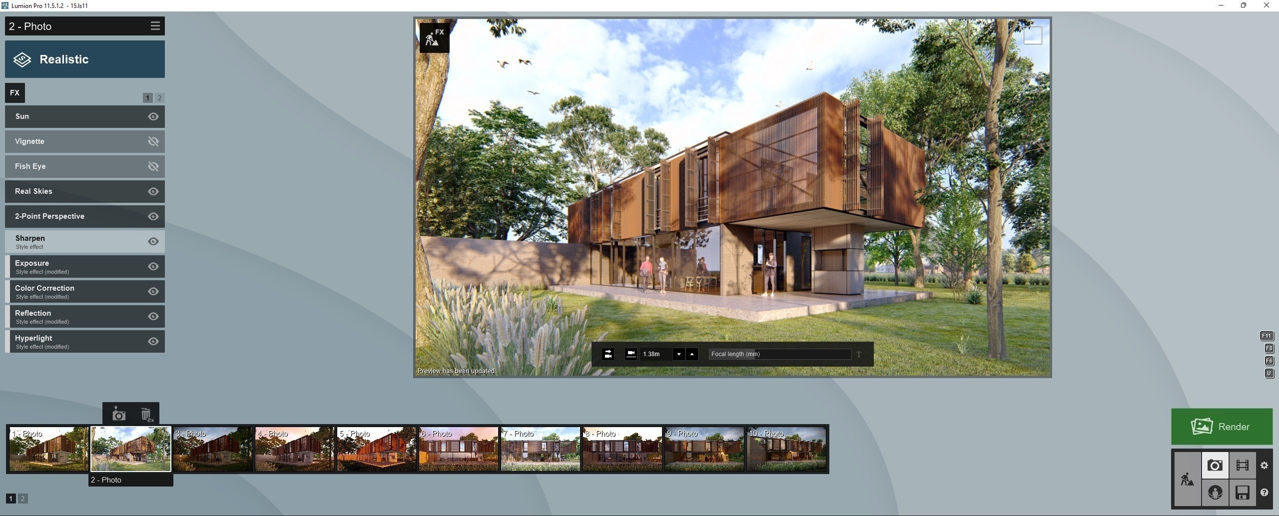 SCENE LUMION 9 AND  11 5  PSD   HOUSE  YOGA4ARCH 3D model_13
