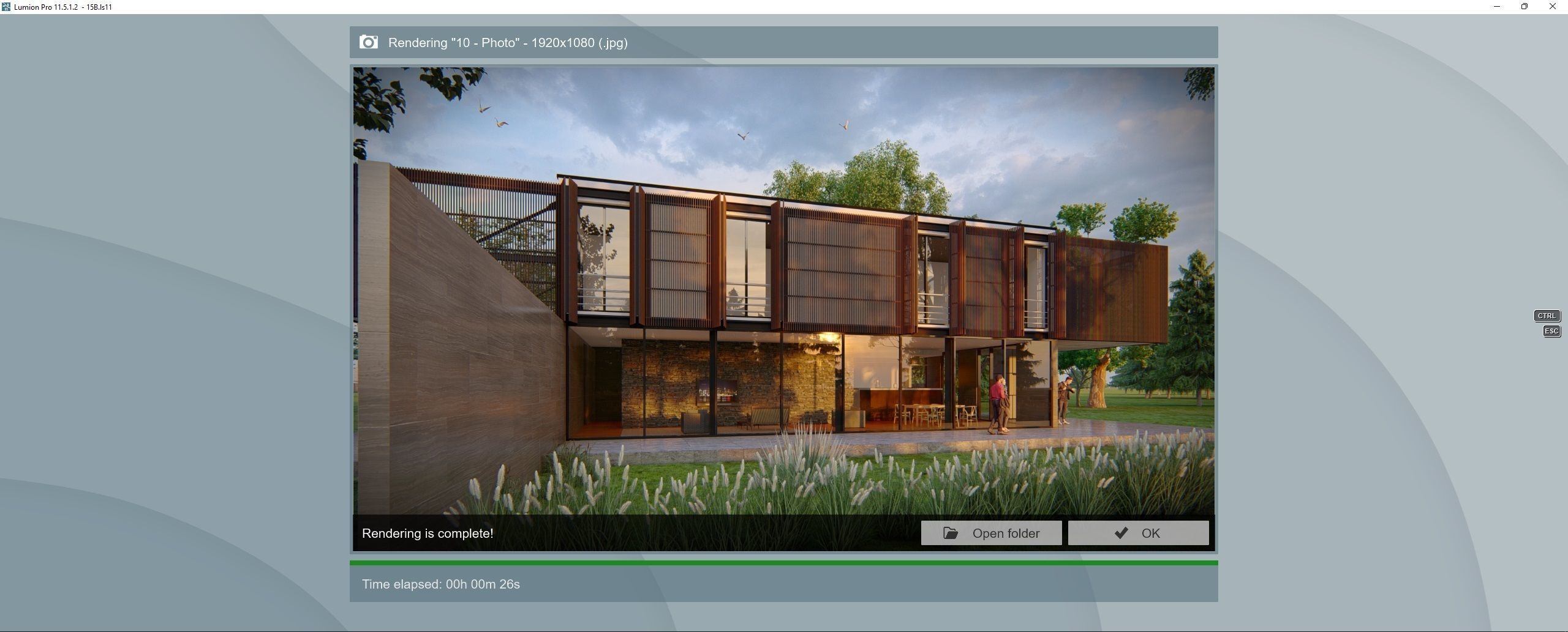 SCENE LUMION 9 AND  11 5  PSD   HOUSE  YOGA4ARCH 3D model_25