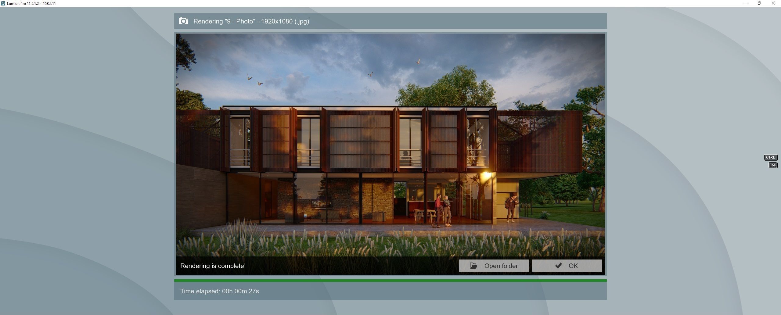 SCENE LUMION 9 AND  11 5  PSD   HOUSE  YOGA4ARCH 3D model_22