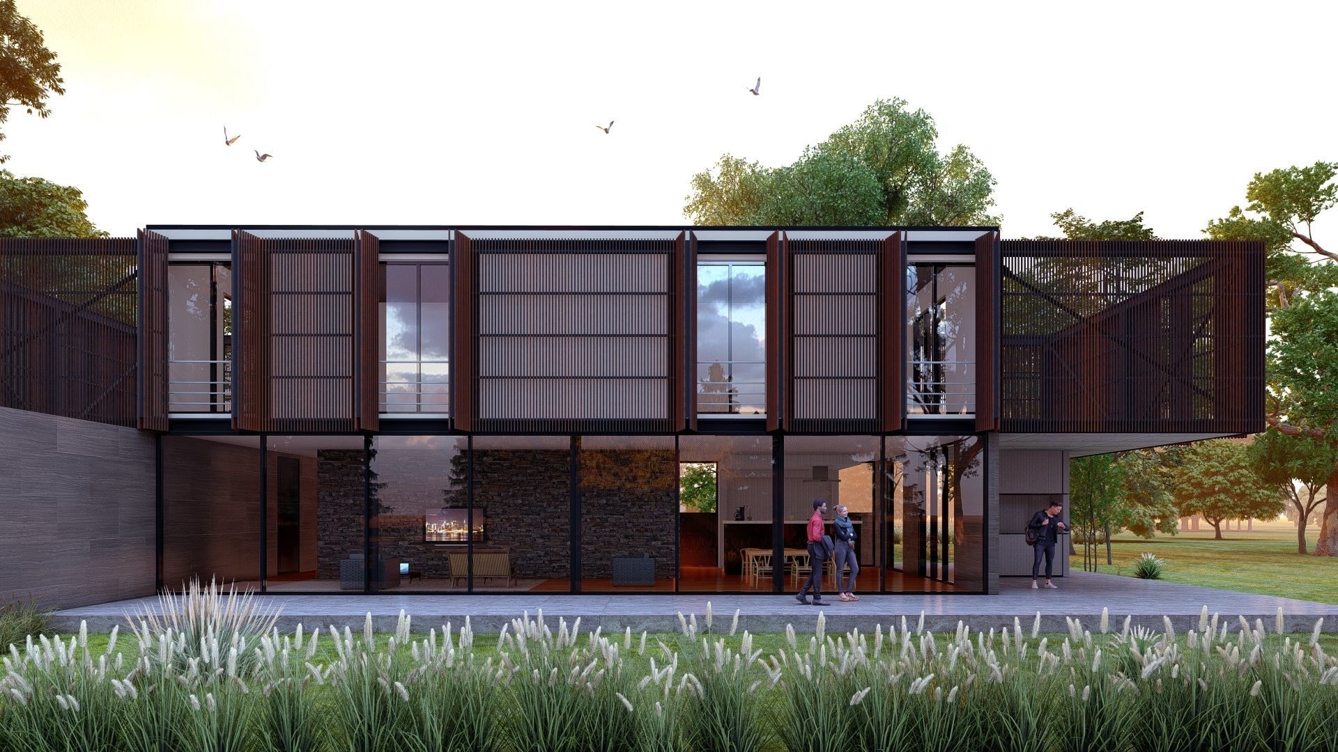 SCENE LUMION 9 AND  11 5  PSD   HOUSE  YOGA4ARCH 3D model_19