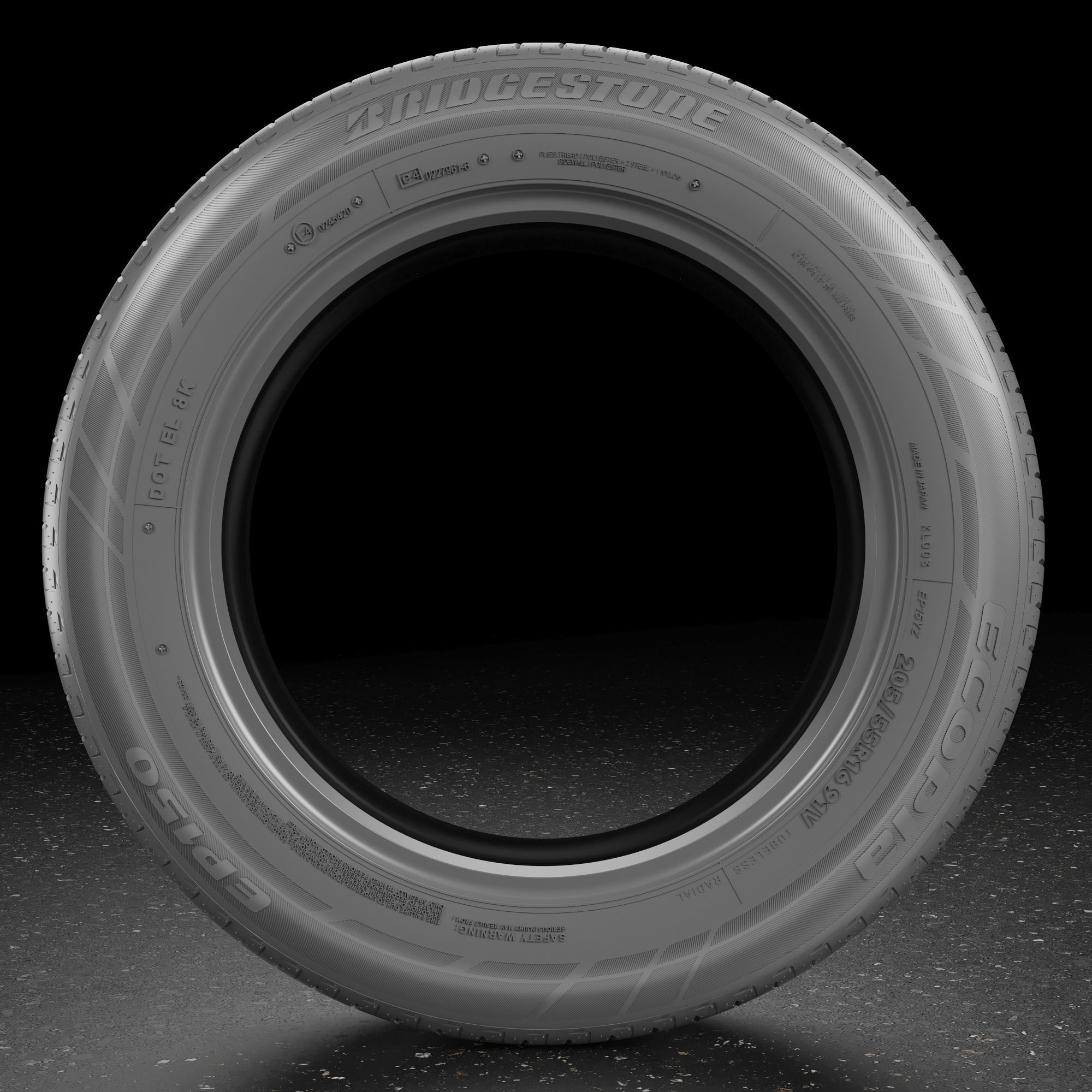 Bridgestone Ecopia EP150 3D model_5