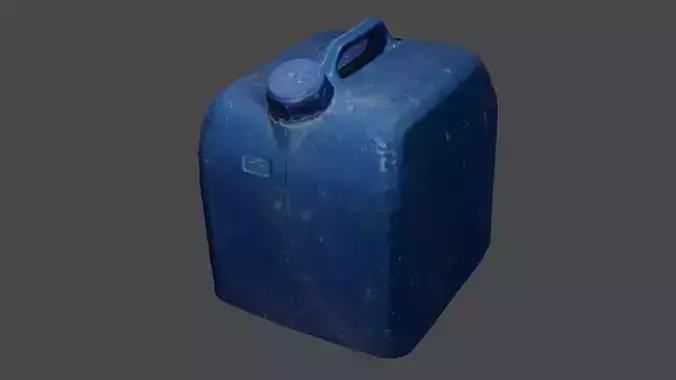 High poly detailed PBR Plastic Can