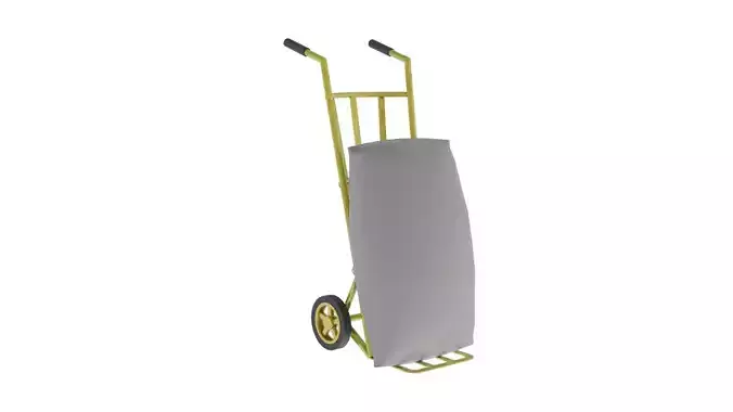 Hand Trolley - Sack Barrow Low-poly 3D model