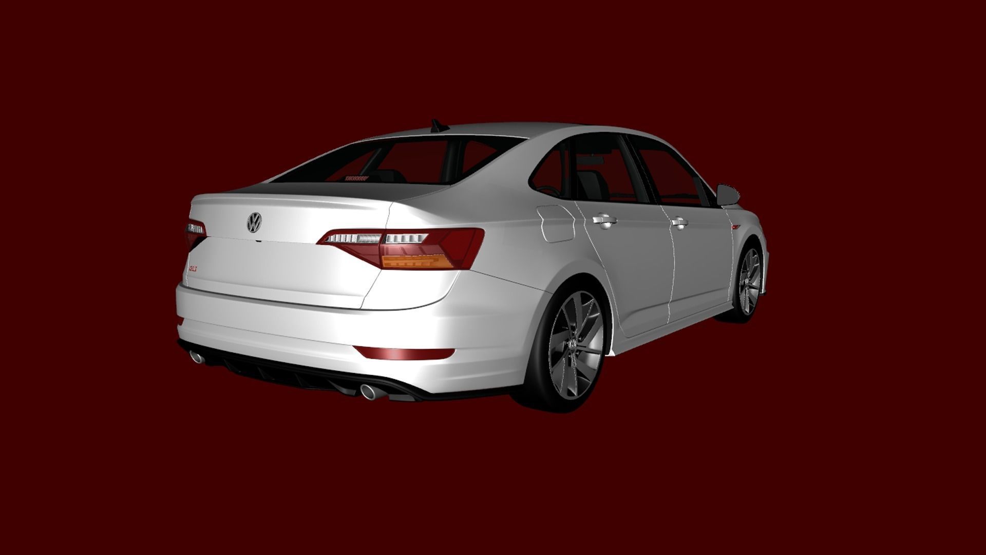 Volkwagen Jetta 2020 GLI 3D model_2