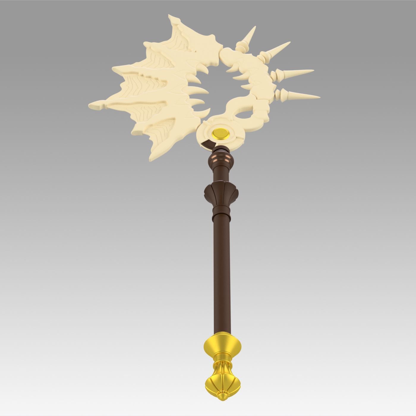 Fire Emblem Three Houses 5 Years Edelgard Axe 3D print model_9