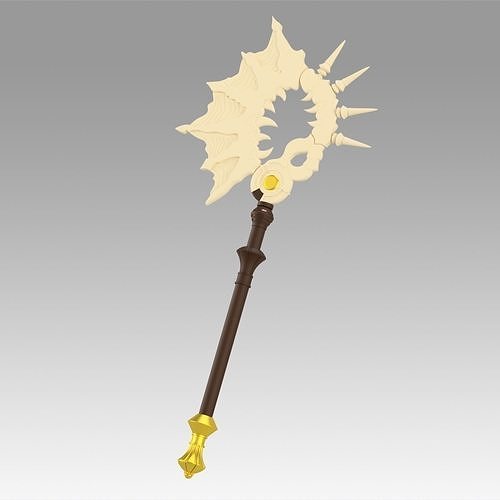 Fire Emblem Three Houses 5 Years Edelgard Axe 3D print model
