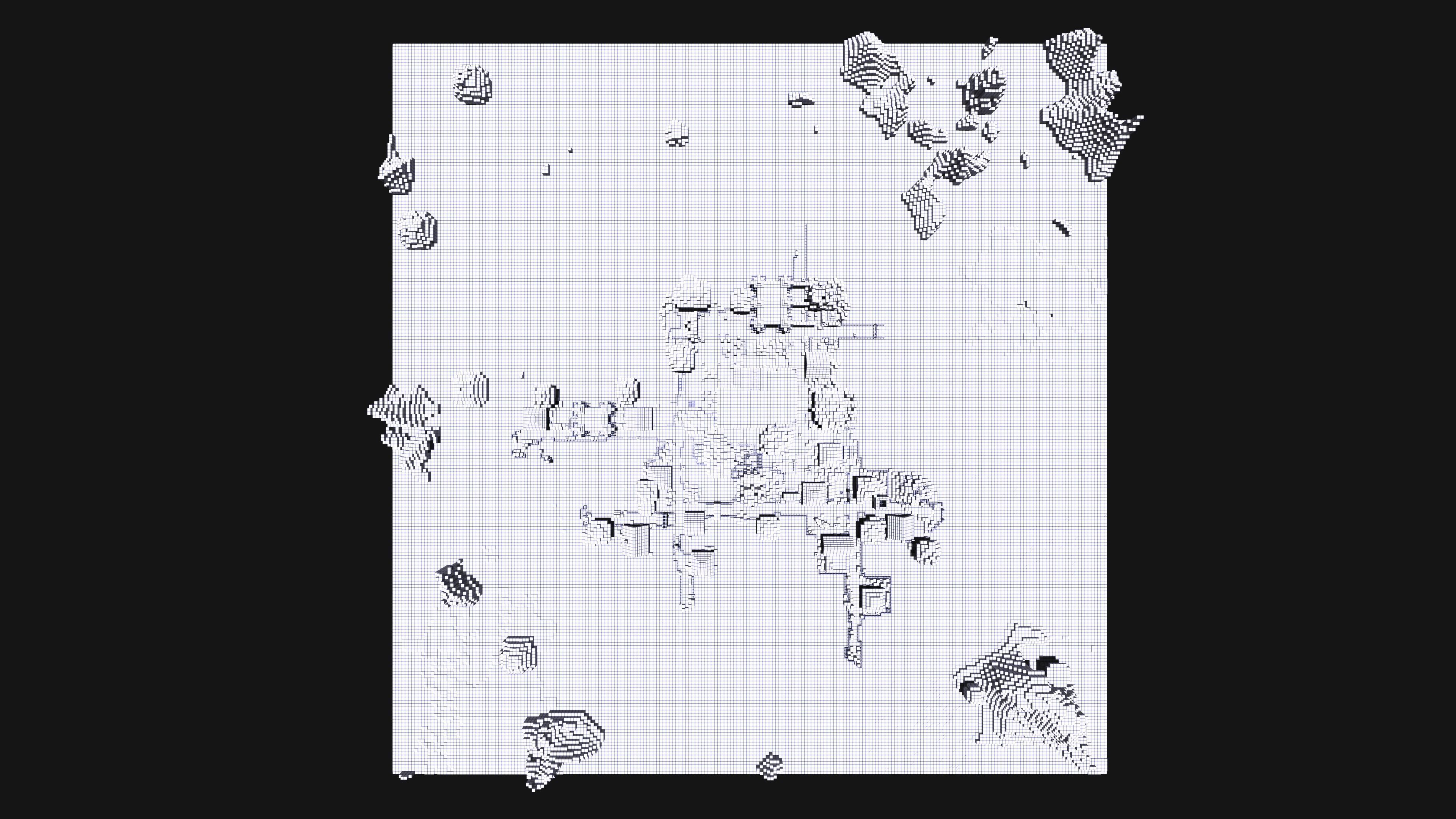 Magical Minecraft Village 3D model_23