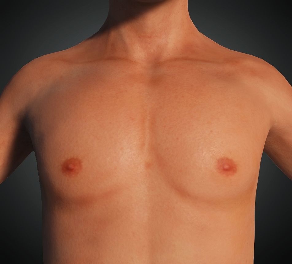 Realistic 3d Man Character Low-poly 3D model_5