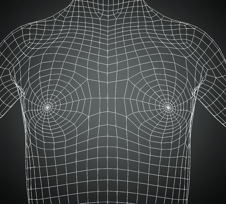 Realistic 3d Man Character Low-poly 3D model_8