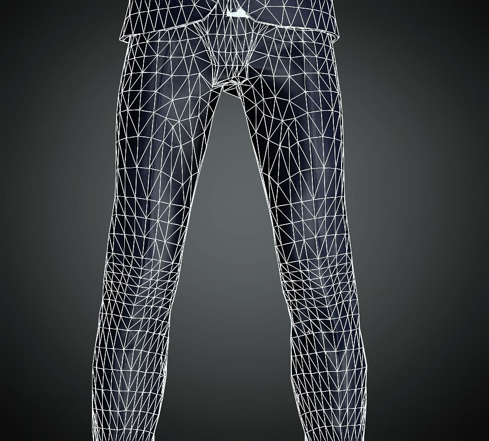 Realistic 3d Man Character Low-poly 3D model_1