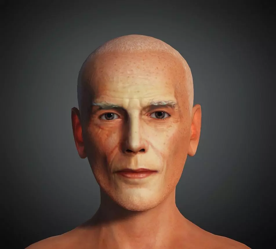 Realistic 3d Man Character Low-poly 3D model_0