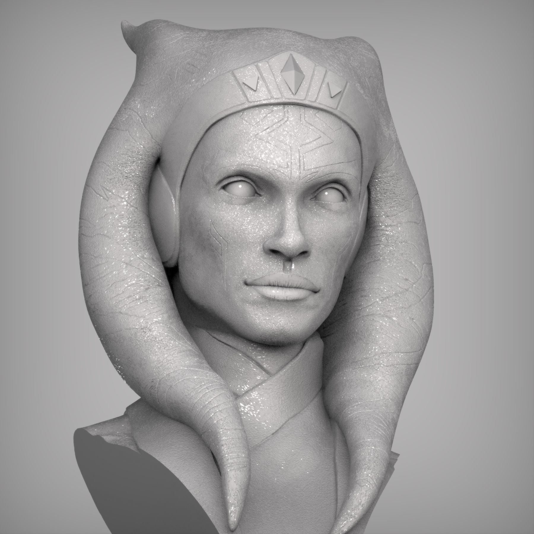 Ahsoka Tano by Rosario Dawson  3D print model_2