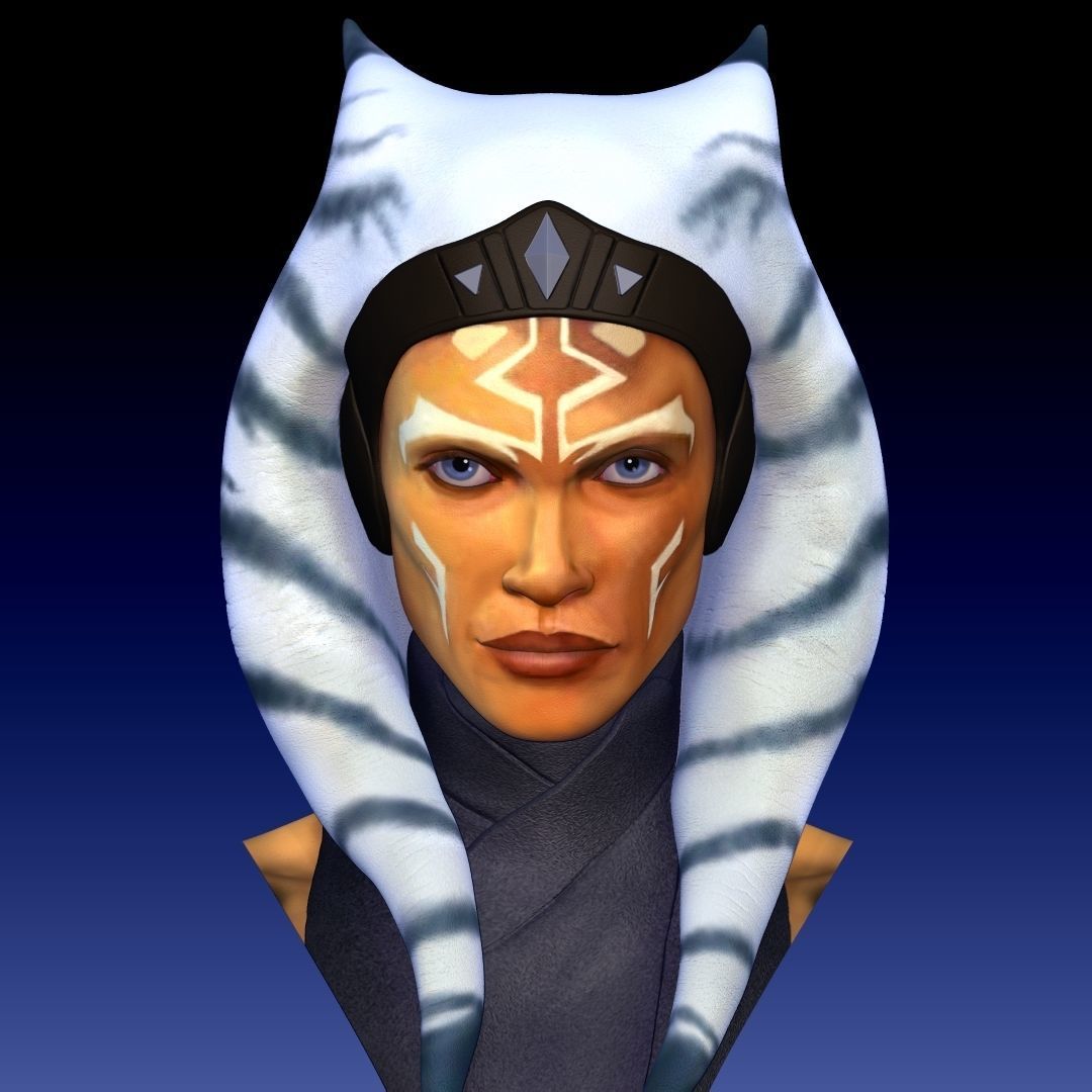 Ahsoka Tano by Rosario Dawson  3D print model_1