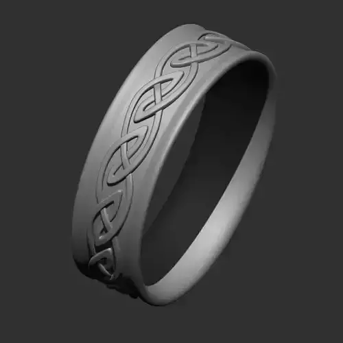 Celtic ring design for 3D printing 2