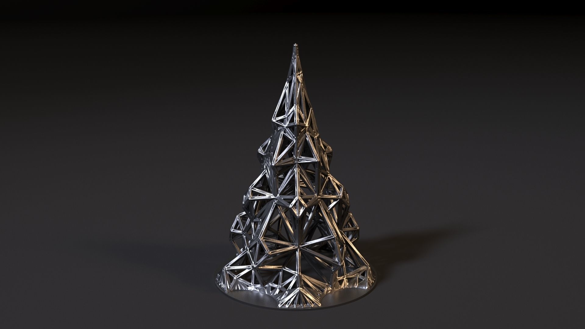 Christmas tree Christmas decoration 3D print model_2
