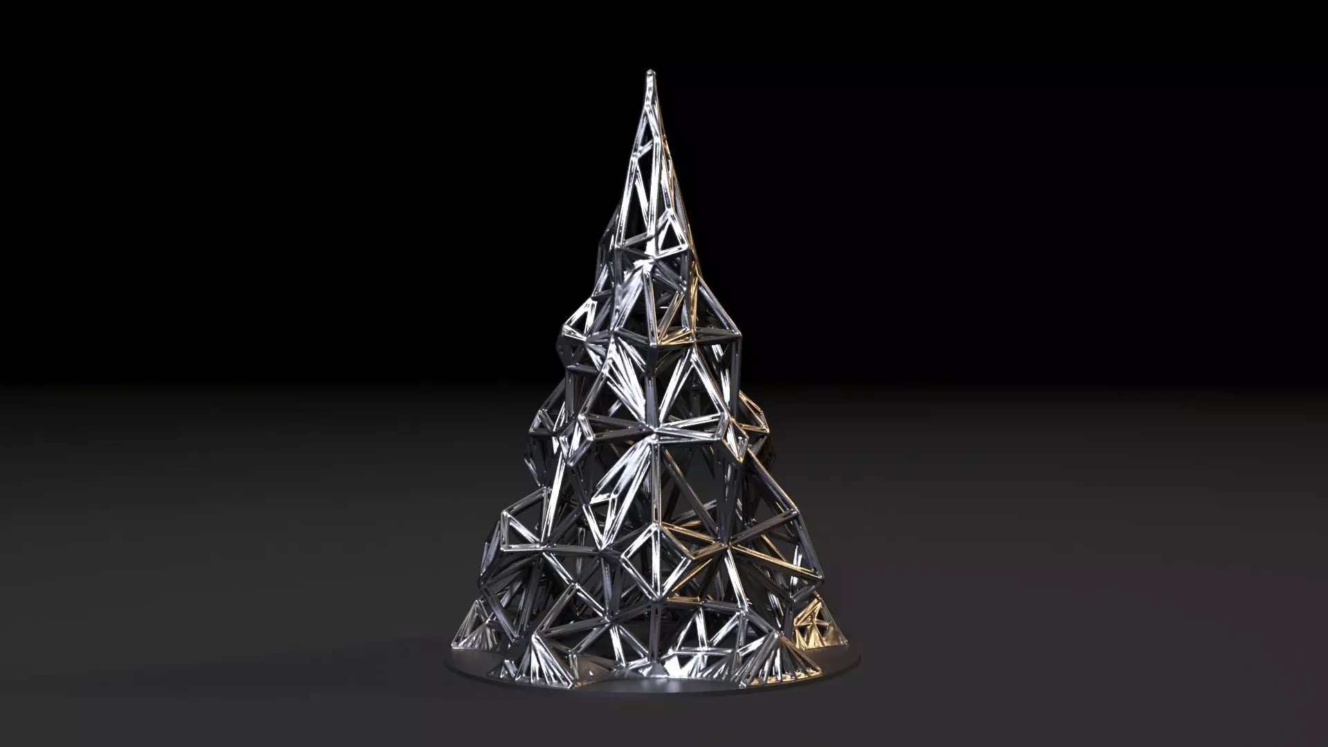 Christmas tree Christmas decoration 3D print model_0