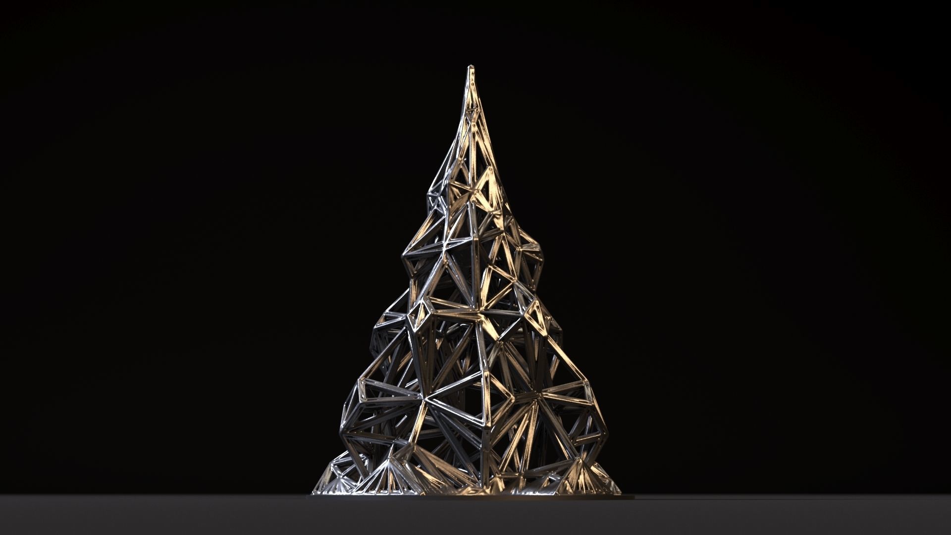 Christmas tree Christmas decoration 3D print model_6