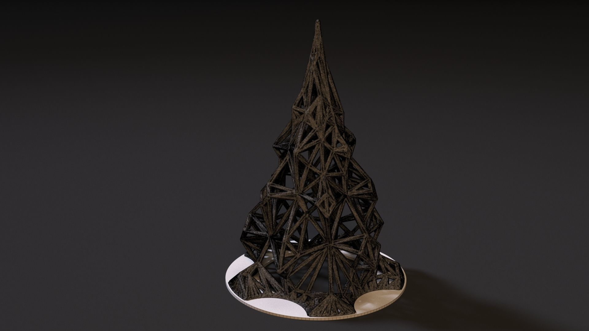 Christmas tree Christmas decoration 3D print model_7