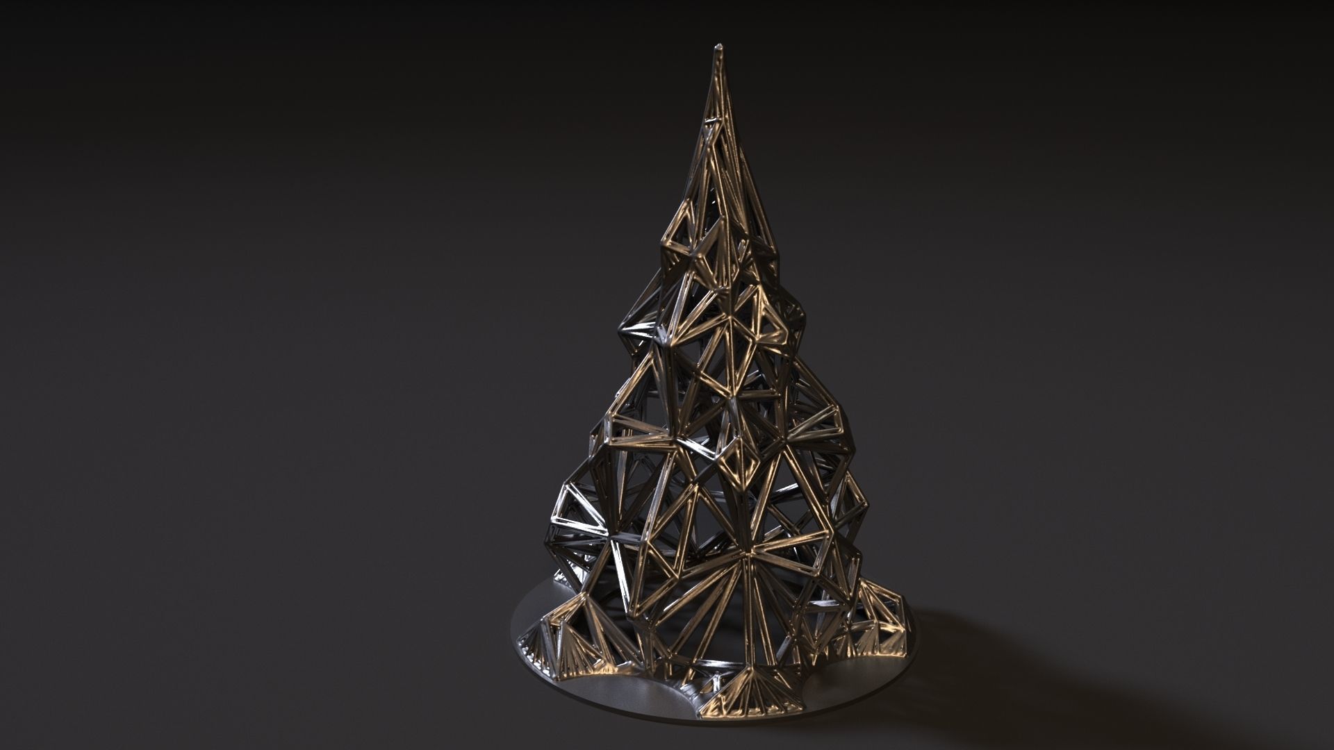Christmas tree Christmas decoration 3D print model_1