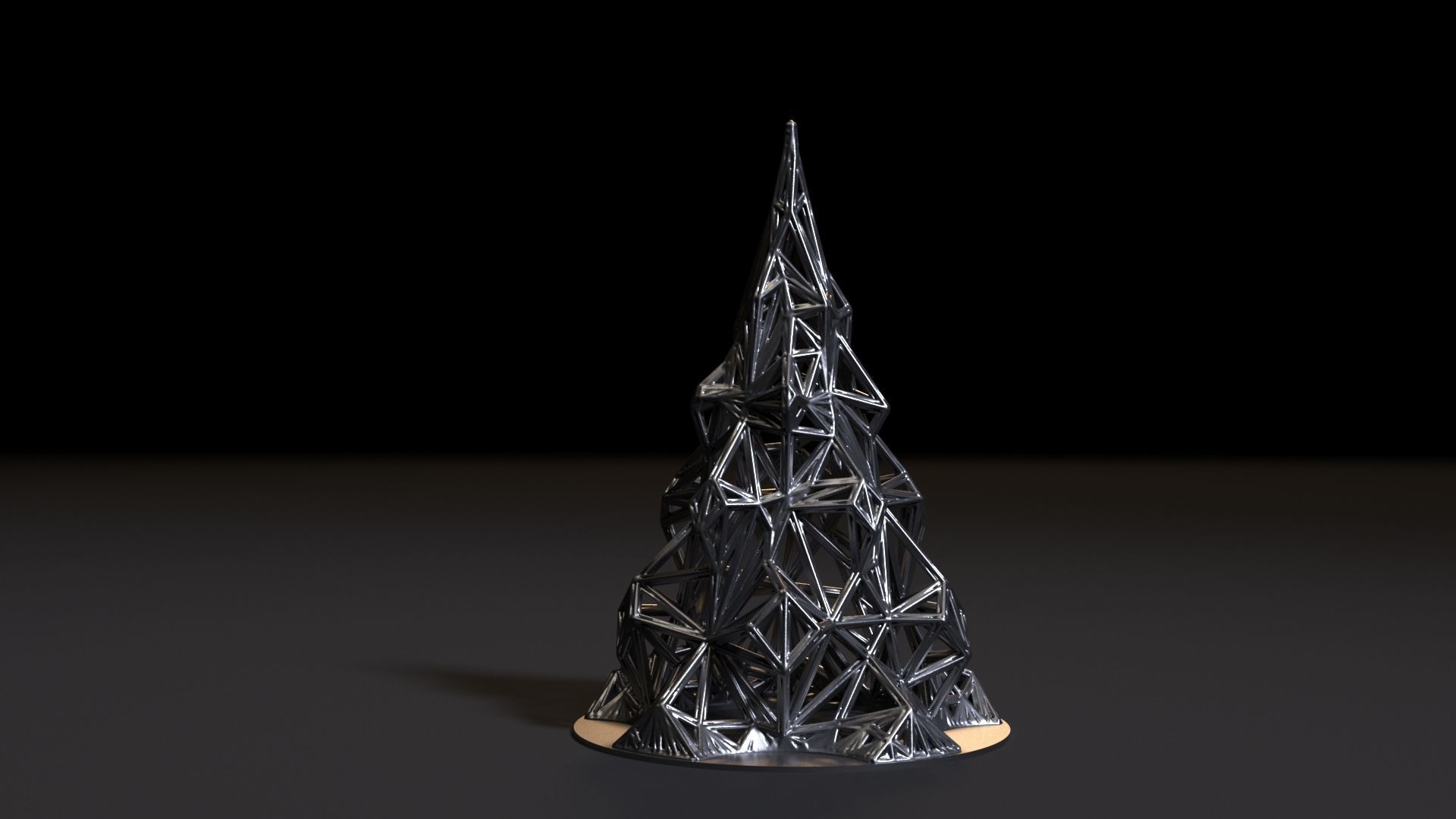 Christmas tree Christmas decoration 3D print model_3