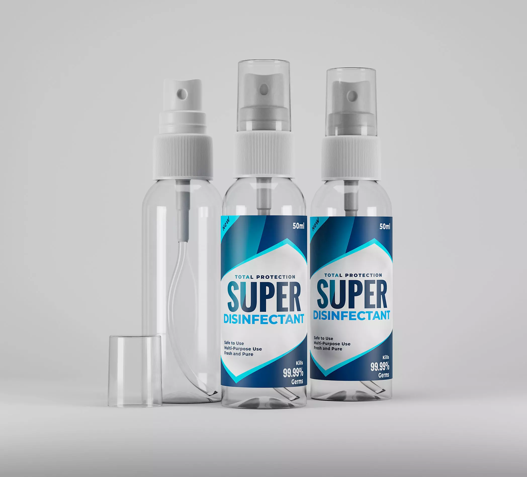 Hand Sanitizer Spray Bottle 3D model