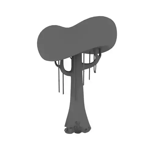 Cartoon tree 3D model