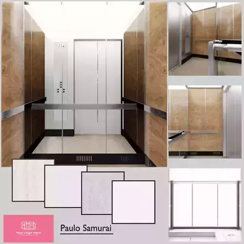 Mockup Elevator - Model 2 Low-poly 3D model