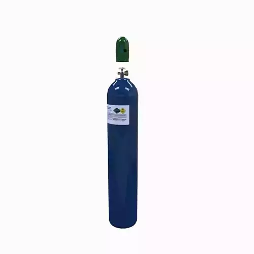 Helium Tank Low-poly 3D model
