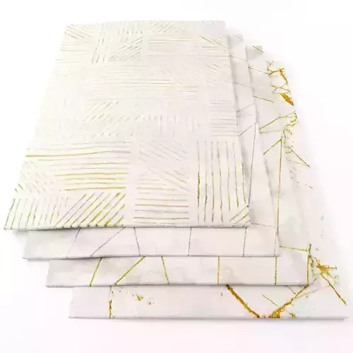 Rugs-959 gold and marble pattern