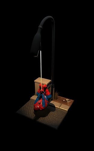 Spiderman Retired 3D print model