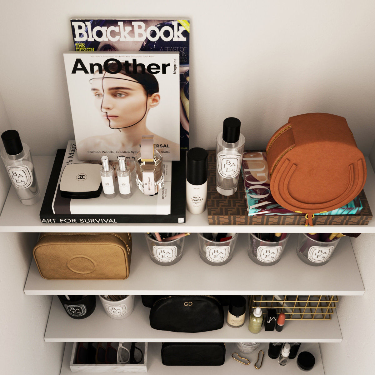 Cosmetic Set 03 3D model_2