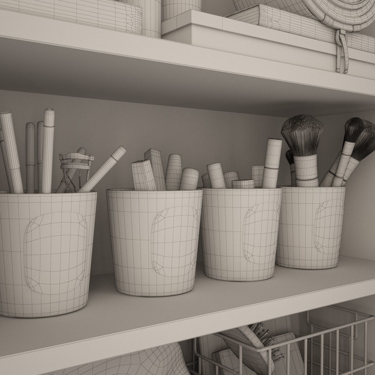 Cosmetic Set 03 3D model_9