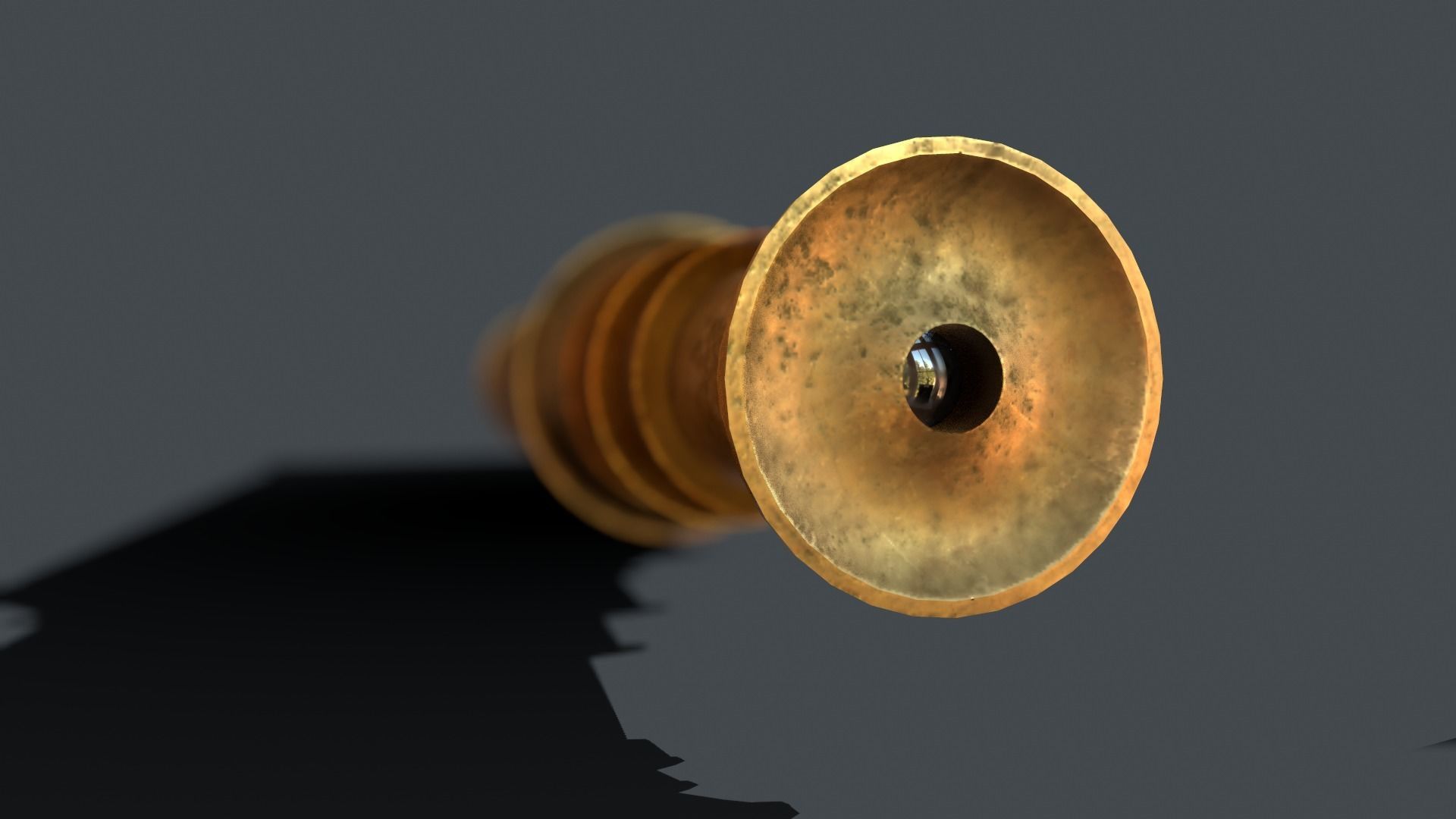 Pirate Spyglass Low-poly 3D model_4