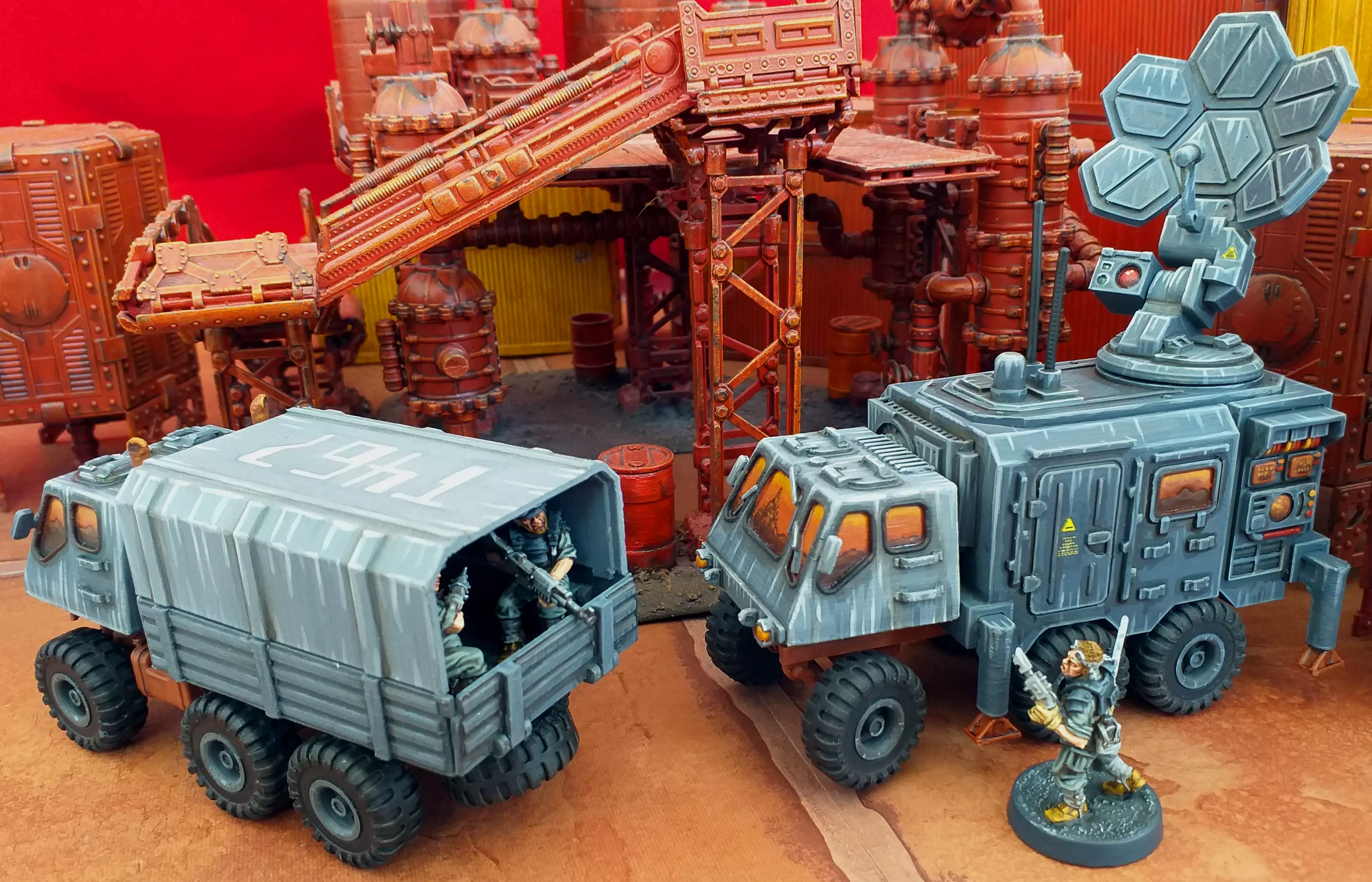 Extra Truck Bodies - 28mm Sci-Fi 3D print model