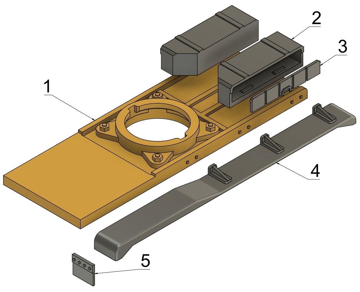 Armored Recovery Vehicle - 28mm Sci-Fi 3D print model_7