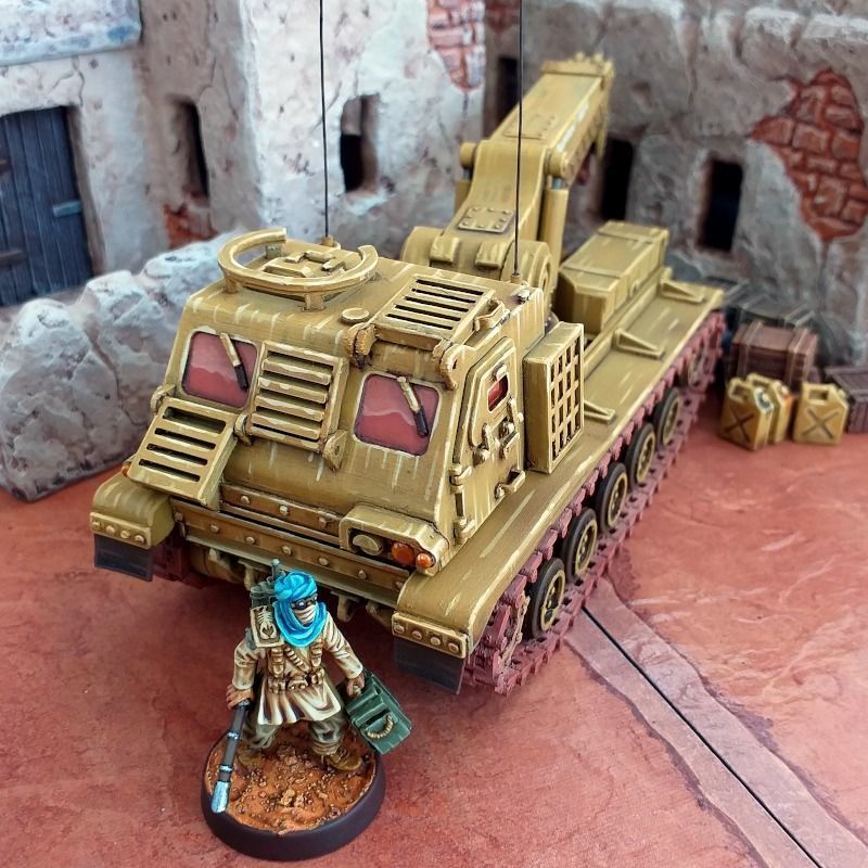 Armored Recovery Vehicle - 28mm Sci-Fi 3D print model_2