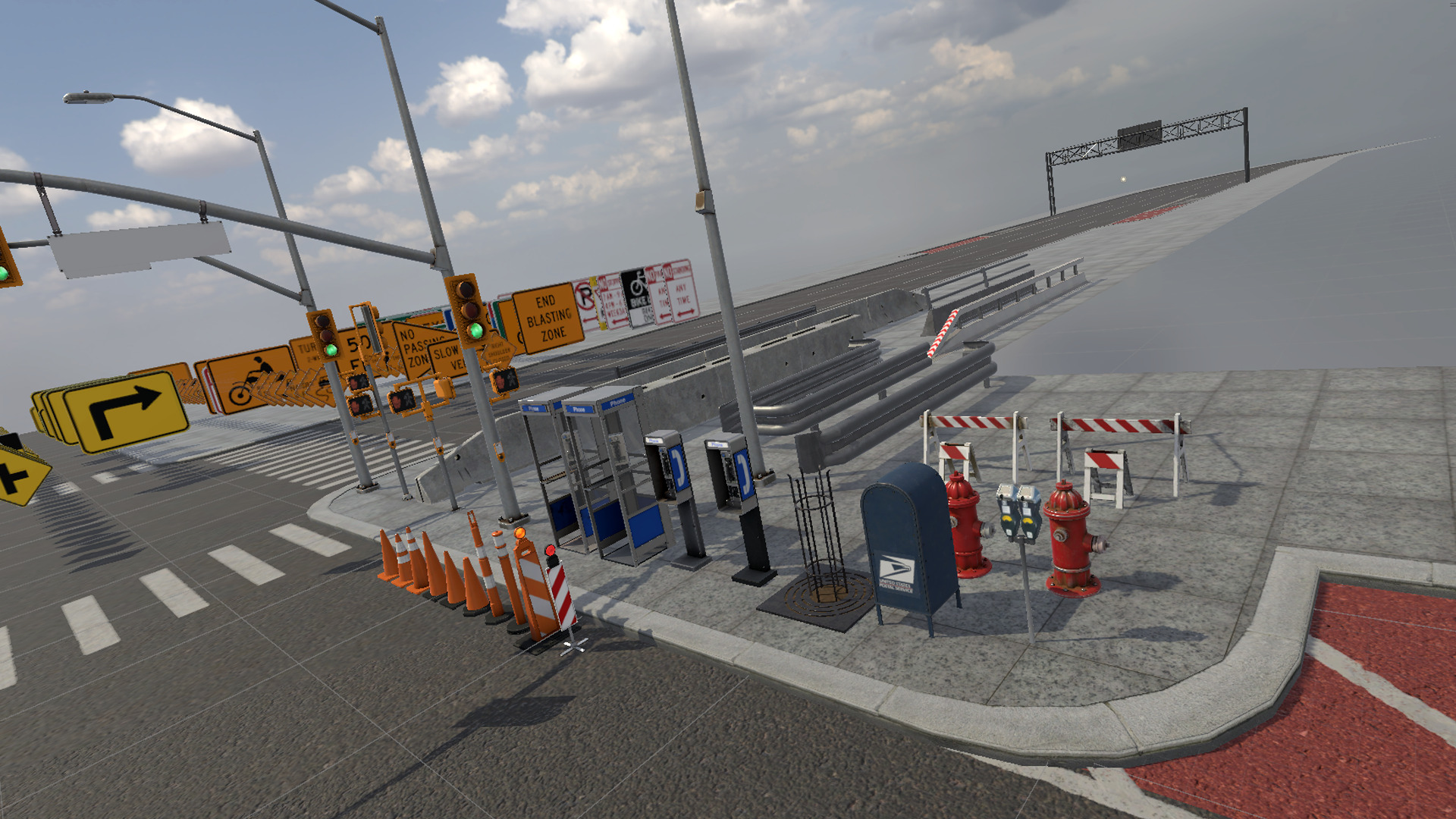 Interstate Props Low-poly 3D model_7